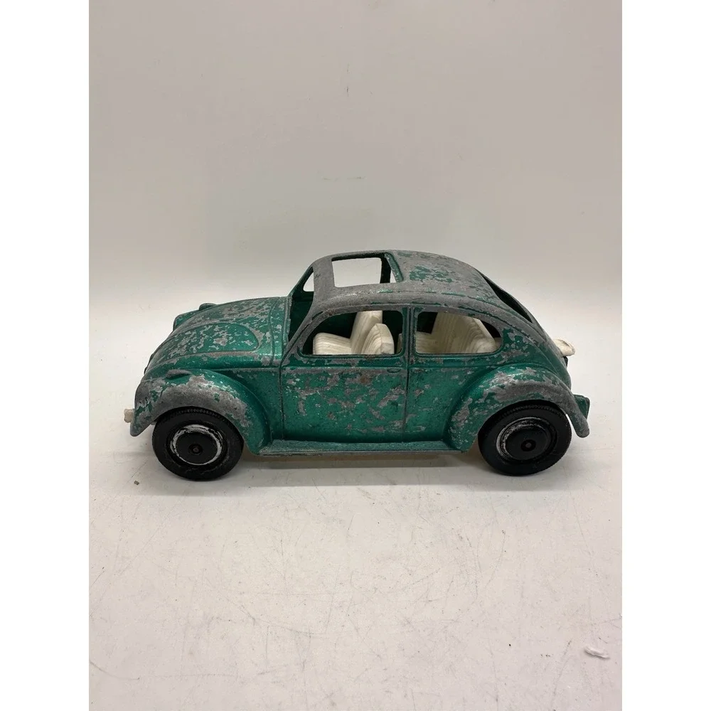 Vintage Hubley Green‎ VW Beetle Diecast/Metal/Plastic Car